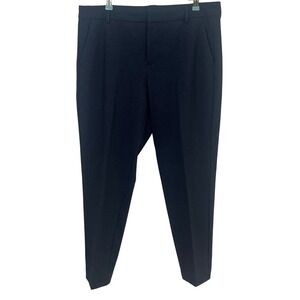 Liverpool Los Angeles Geometric Diamond Navy Zipper‎ Dress Slacks Pants 14/29